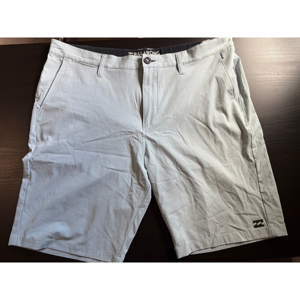 Billabong Crossfire Submersibles Shorts Mens 38 Quick Dry Stretch Pale Blue 10”